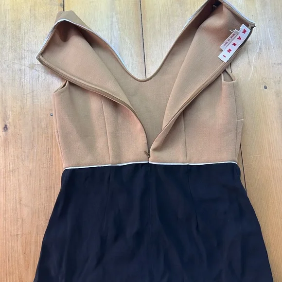 Marni Tan and Black Dress - Picture 5 of 5